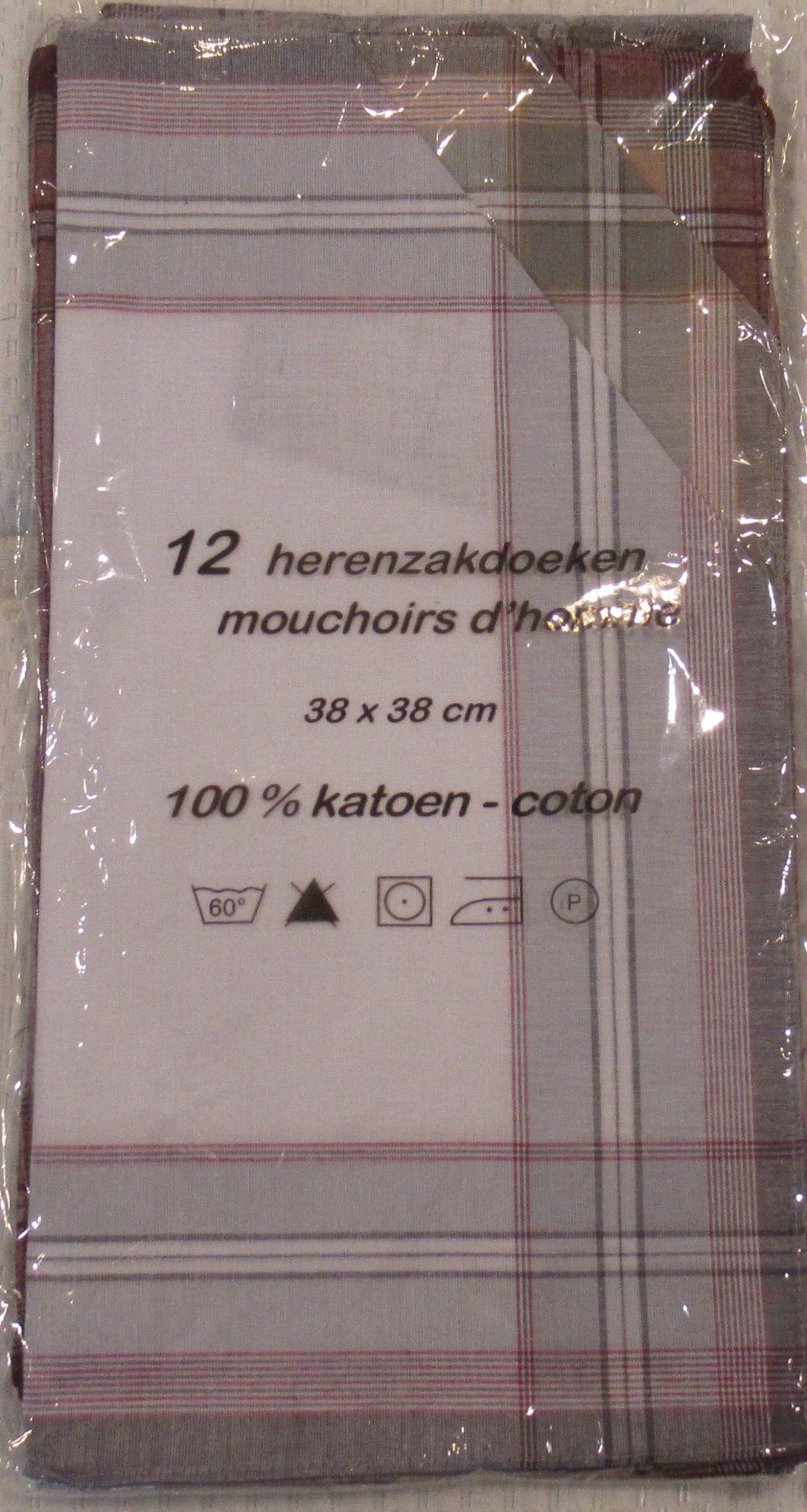 Verscheidenheid Vakman talent Herenzakdoeken n° 2 12stuks - 2Sleep.be